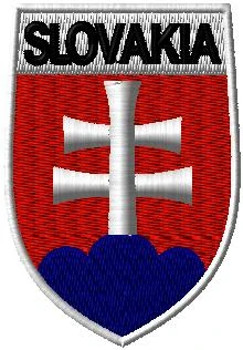 Slovenský znak Slovakia 8 cm