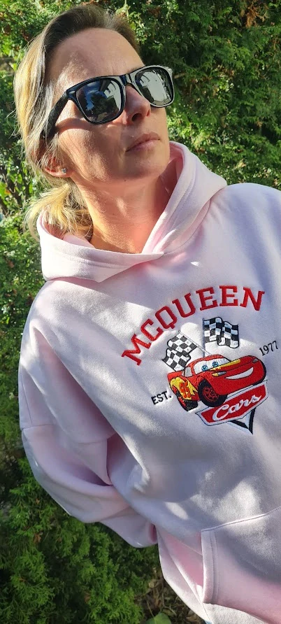 McQueen Vyšívaná dámska mikina