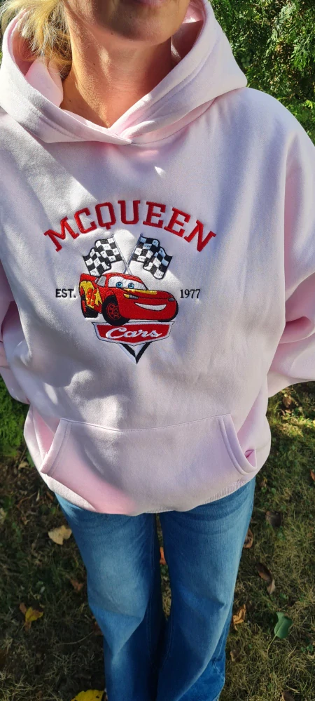 McQueen Vyšívaná dámska mikina