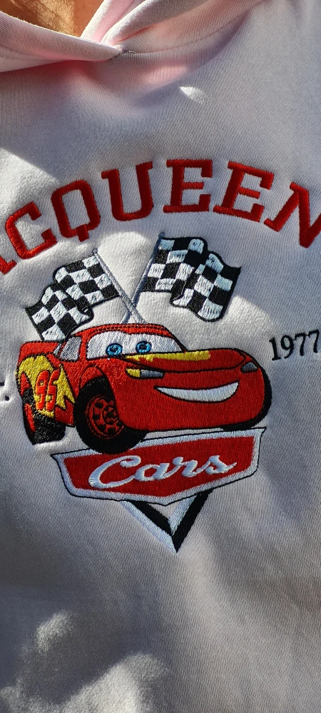 McQueen Vyšívaná dámska mikina