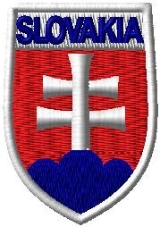 Slovenský znak Slovakia 6,5 cm