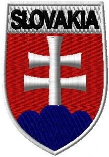 Slovenský znak Slovakia 8 cm